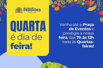 QUARTA É DIA DE FEIRA!