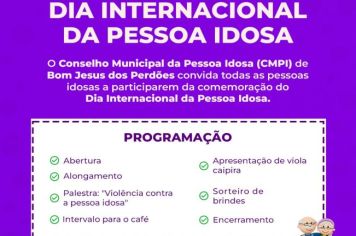DIA INTERNACIONAL DA PESSOA IDOSA