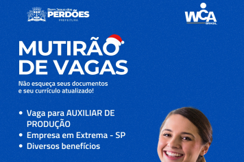 MUTIRÃO DE VAGAS