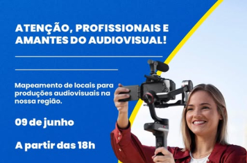 ATENÇÃO, PROFISSIONAIS E AMANTES DO AUDIOVISUAL!