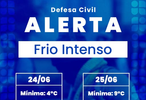 ATENÇÃO - FRIO INTENSO