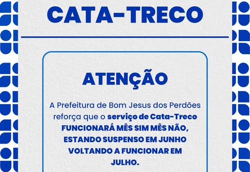 OPERAÇÃO CATA-TRECO JUNHO