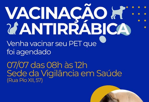 VACINAÇÃO ANTIRRÁBICA