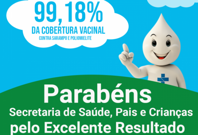 ÓTIMOS RESULTADOS DA CAMPANHA DE VACINAÇÃO