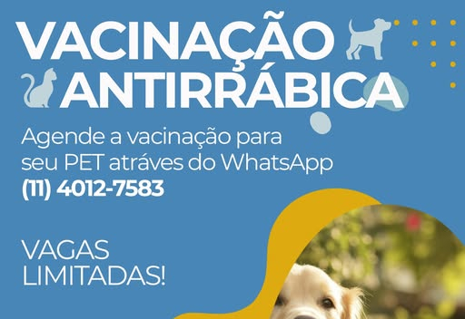 VACINAÇÃO ANTIRRÁBICA 